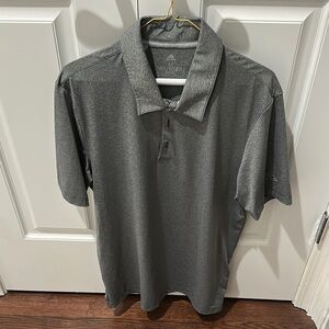 Adidas Men's Medium Gray Polo Shirt